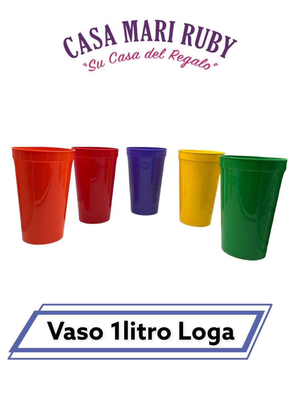 VASO 1 LITRO LOGA