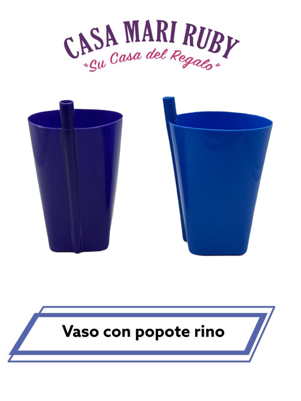 VASO CON POPOTE RINO