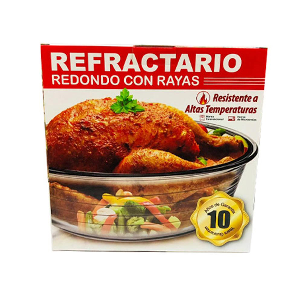 REFRACTARIO REDONDO CON RAYAS