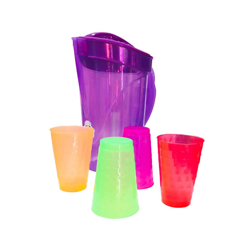 JARRA THALIA DE 4L CON 4 VASOS