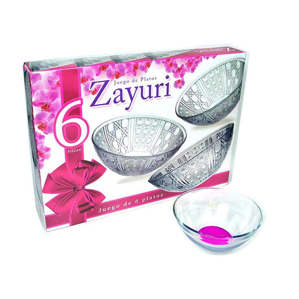 JUEGO DE PLATOS ZAYURI